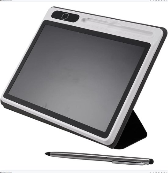 LEICKE Digitaal QI notitieboek A5 met draadloze oplader, herbruikbaar