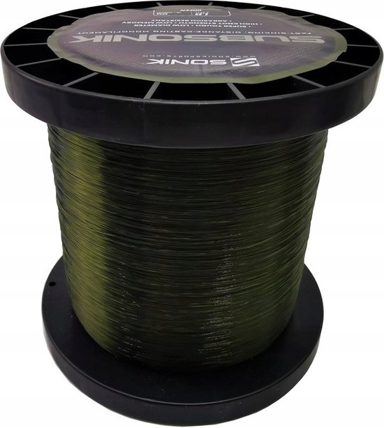 Sonik - Nylon - Subsonik - Green - 3000m - 15LB - 0.31mm - Karperlijn - Vislijn van Sonik — afbeelding 2