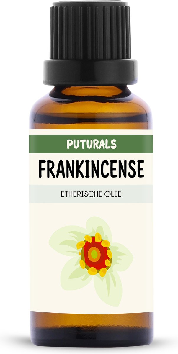 Goedkoopste Puturals Frankincense Olie 100 Biologisch - 30ml - Puur en Vegan - Frankincense Etherische Olie voor Huid, Haar en Aromatherapie