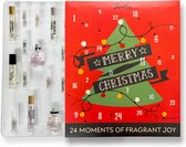 Luxe Adventskalender Kerstboom met 24 mini Flesjes Eau de Parfum