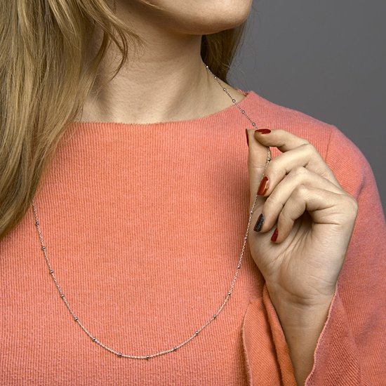 Collier Argent Rhodié Boules 2 1332810