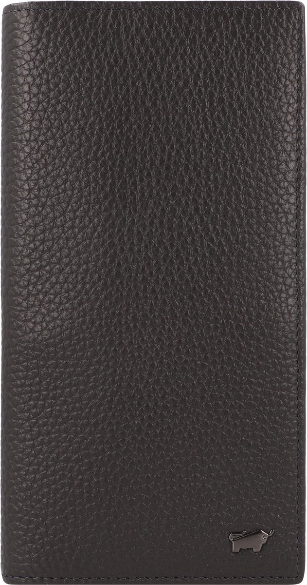 Braun Büffel Theo Portemonnee RFID-bescherming Leer 9.5 cm - Jongens - Staand formaat - dark grey