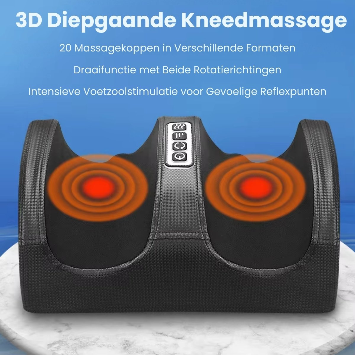 Boncy® Premium Voetmassage Apparaat Met Verwarmingsfunctie - Voet Massage Bloedsomloop - Voetmassageapparaat Cadeau thumbnail 6