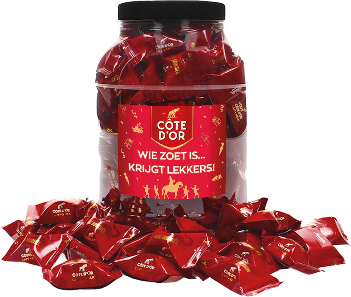 Côte d'Or Mini Bouchée chocolade voor Sinterklaas - ca. 106 stuks - 1000g