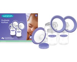 Lansinoh Dubbelzijdige afkolfset - voor Smartpump - Maten 21mm en 25mm