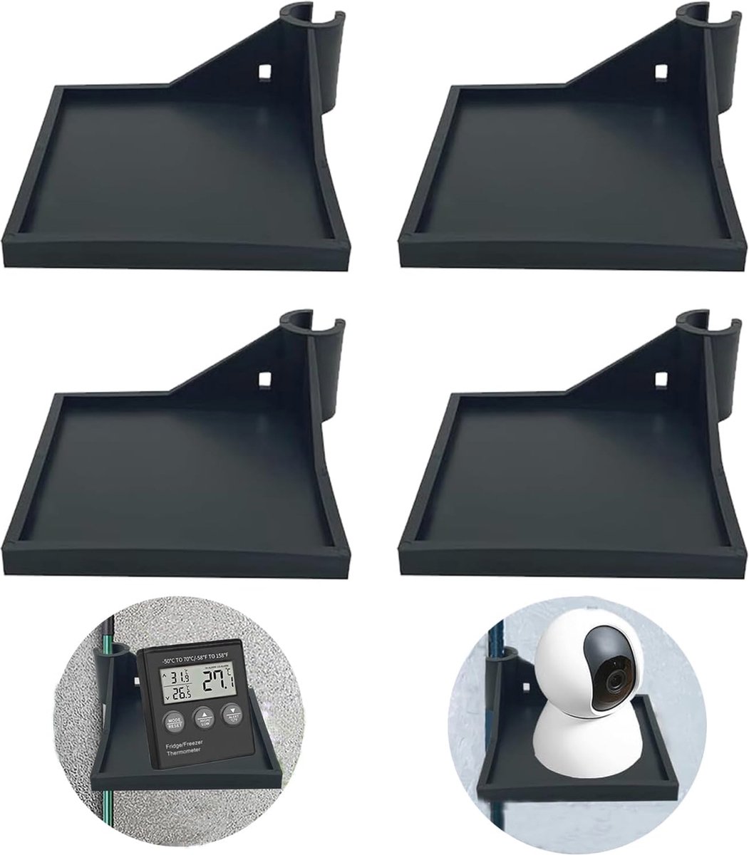 Hoekplank voor Kweektent - Kweektentaccessoires en Planken voor Hygrometer en Thermometer