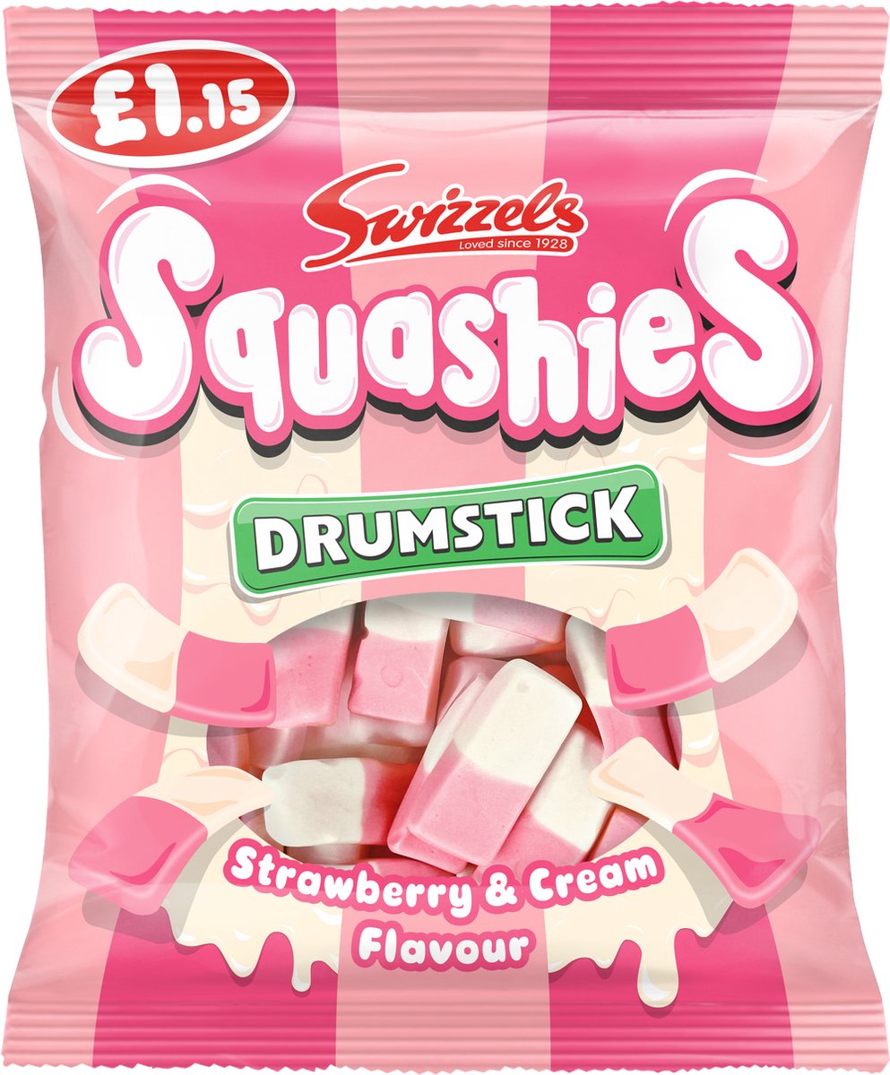 Squashies Strawberry & Cream (12 x 120g)