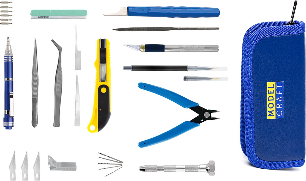 Model Craft Modelbouwpakket - PTK1022 Essential Modelling Kit Gereedschap - ModelCraft - Modelbouw