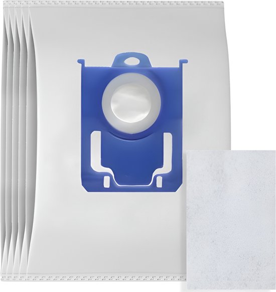 10x sacs d'aspirateur, 1x filtre adapté pour Philips S-bag Performer Silent Compact Active PowerLife PowerGo, série AEG VX6 VX7 Classic Long Performance PH99 FC8021/03 FC8021/05 GR201 GR201S GR201SM