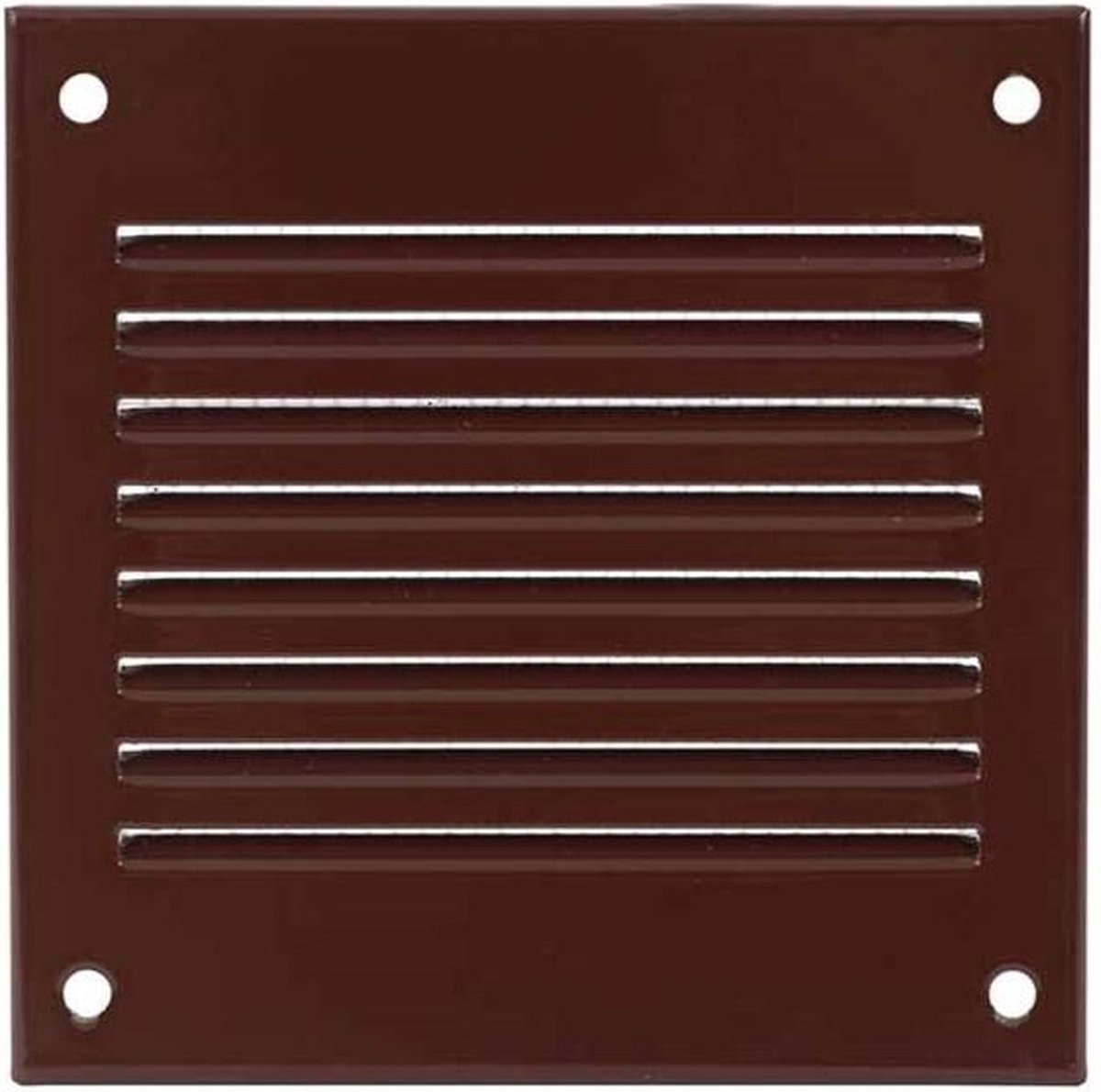 Metalen rooster 100x100mm bruin - MR1010B