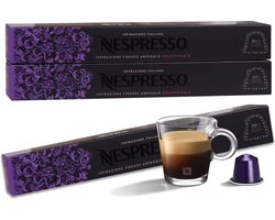 Koffie met smaakcapsules Koffiecapsule Decaffeinato Firenze Arpeggio Ispirazione NESPRESSO