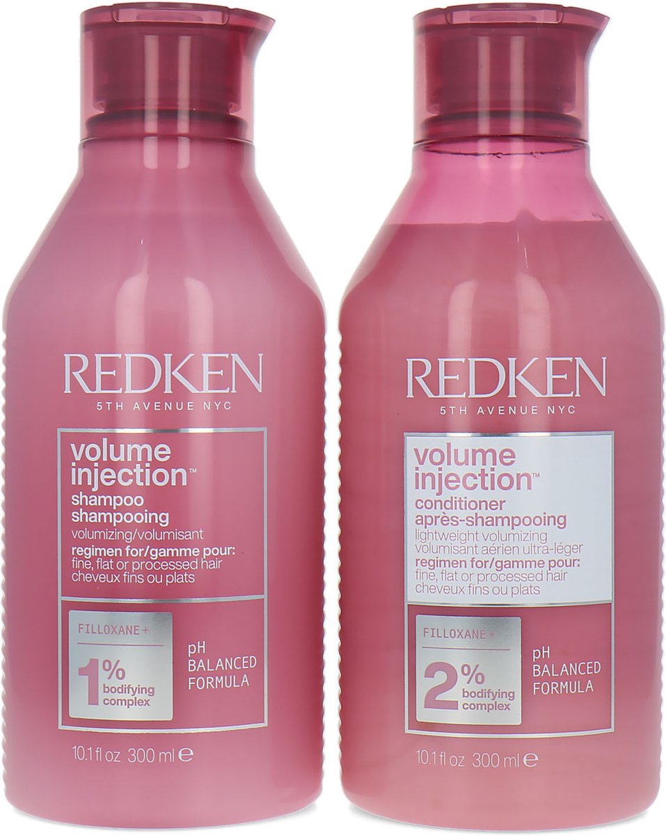 Redken Volume Injection Shampoo + Conditioner - 2 x 300 ml