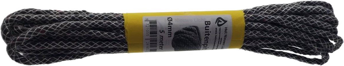 Het Nieuwe Licht® - Buiten lont Ø 4mm - 5meter - lont voor buiten kaarsen - Fakkel lont