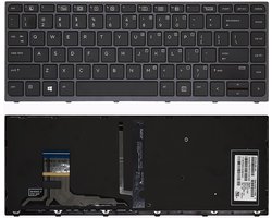 Notebook Toetsenbord geschikt voor o.a. HP Zbook Studio G3 / G4 Series - P/N: 841681-001