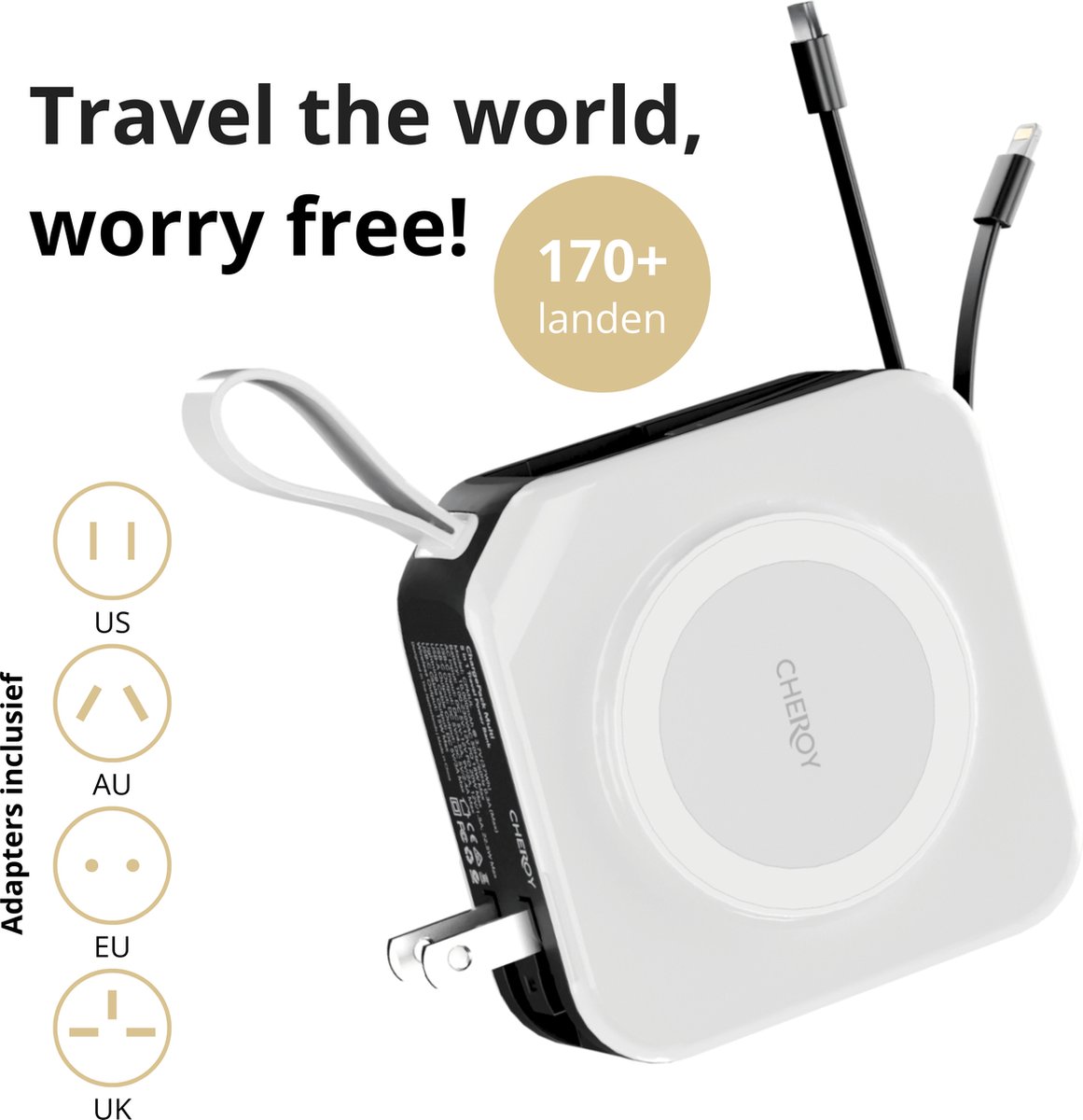 Chéroy ChargePack Multi - 5 in 1 Travel Power Bank - afbeelding 2