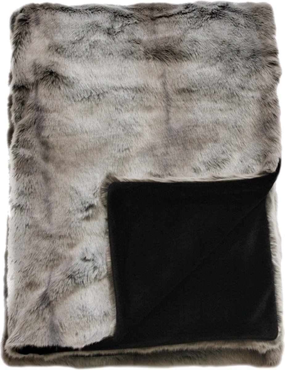 Heirloom by Art-Empire-Royal-Living | Hoge kwaliteit Luxe Imitatiebont Plaid | Zacht & Duurzaam | Fluwelen Binnenkant