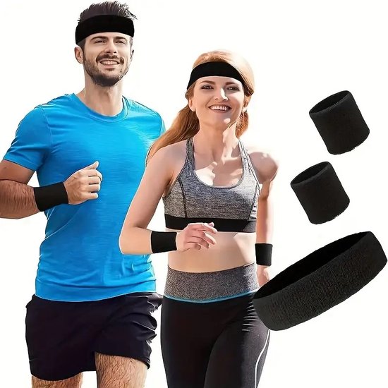 Jadive Italia Set Sportif Italie Jadive - Bandeau Et Bracelets Anti-transpiration Pour Homme Et Femme Bandeau Tennis Homme Jadive Italia Set Sportif Italie Jadive - Bandeau Et Bracelets Anti-transpiration Pour Homme Et Femme Bandeau Tennis Homme