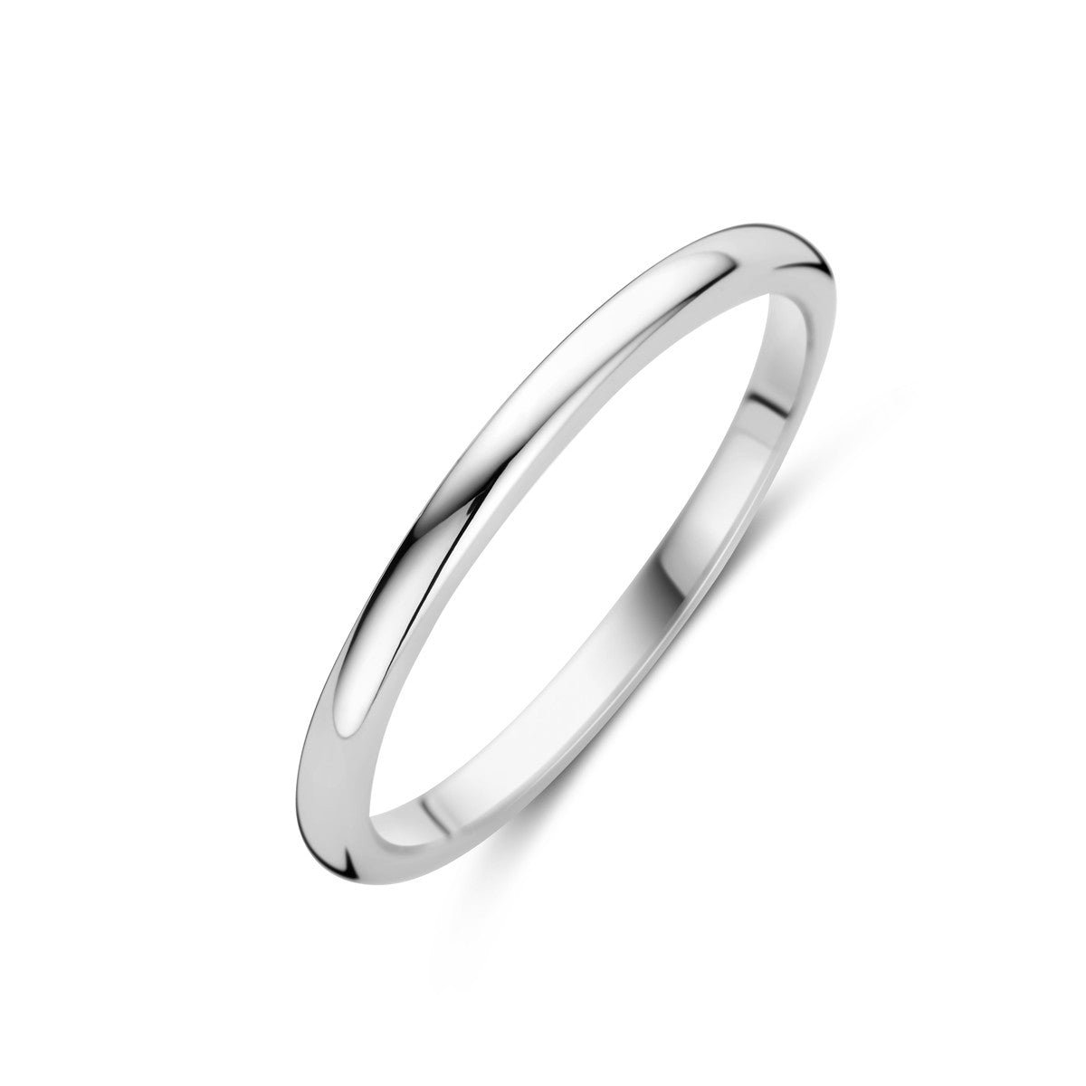 Gerhodineerd Zilver Ring 2 Mm 1339937