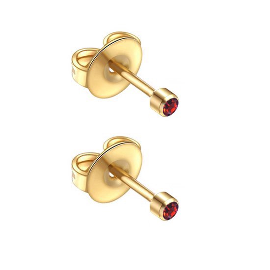 Loutade Zilveren oorstekers voor dames, 925 sterling zilver, platte oorstekers voor meisjes en kinderen, hypoallergeen, 6 mm, kleine oorbellen