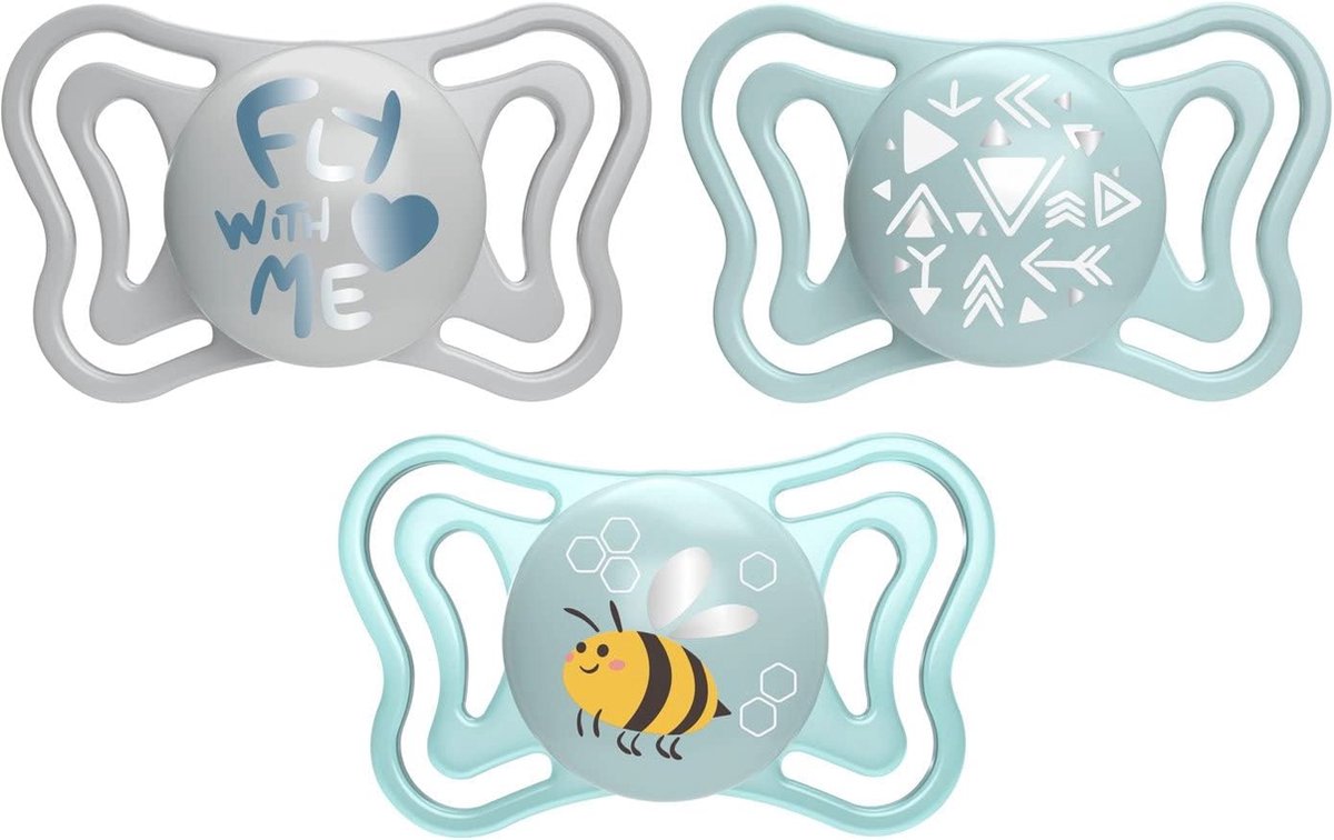 Goedkoopste Lichte Fopspenen van Siliconen voor Baby's 2-6 Maanden - Ergonomisch en Ademend