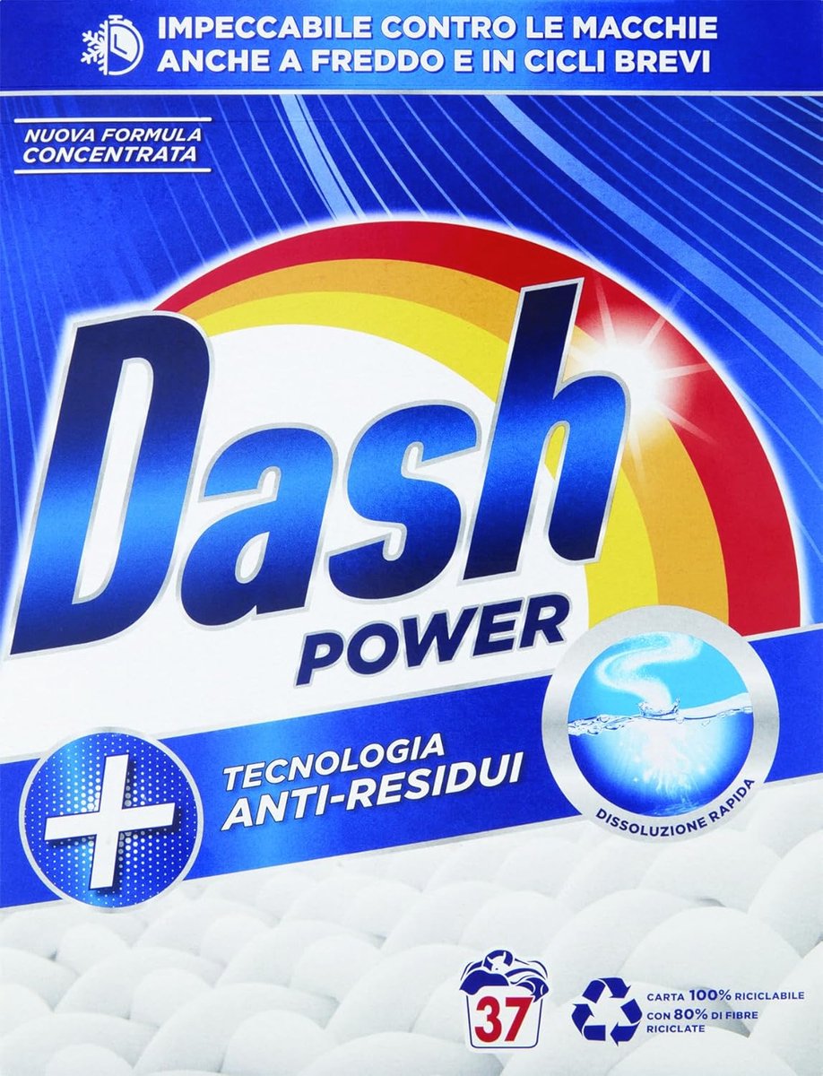 Waspoeder voor wasmachine - 37 Wasbeurten - 1850 g