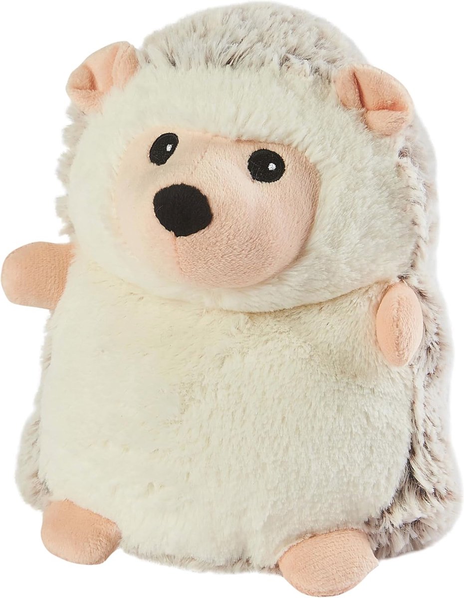 Verzwaarde Knuffel Beige Egeltje - Magnetron Tarwezak met Lavendelgeur voor Comfort en Ontspanning