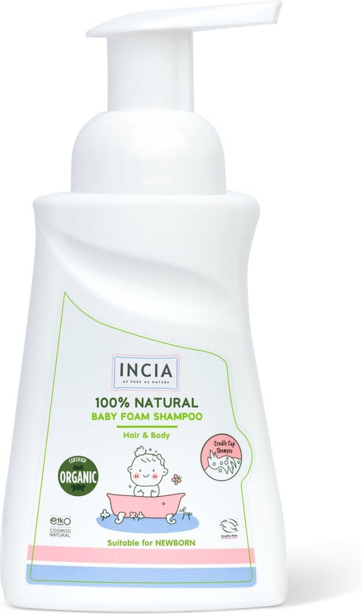Goedkoopste Incia - 100 Natuurlijke Baby Shampoo - Hypoallergeen