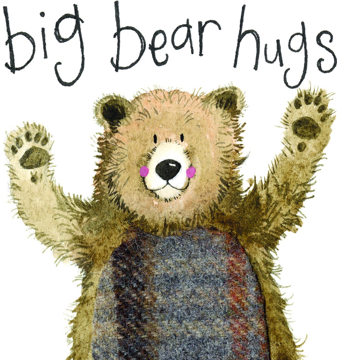 Alex Clark Onderzetters BEAR HUGS ~ LIEFDE