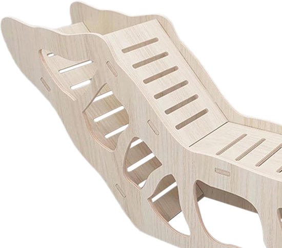 BBASILIYSD Hamster Slide Speelgoed Huisdier Hamster Huis Villa Kooi Ladder Oefening Speelgoed Voor Hamster Muis Hamster Gemonteerd Accessorie Varken Cavia Rat