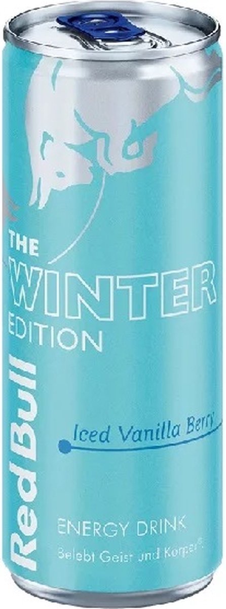 Goedkoopste Red Bull - Winter Edition - Iced Vanilla Berry smaak - 24 x 250ml (voordeel verpakking