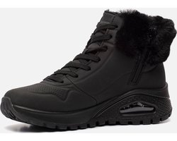 Skechers Uno Rugged - Fall Air Dames Laarzen - Zwart