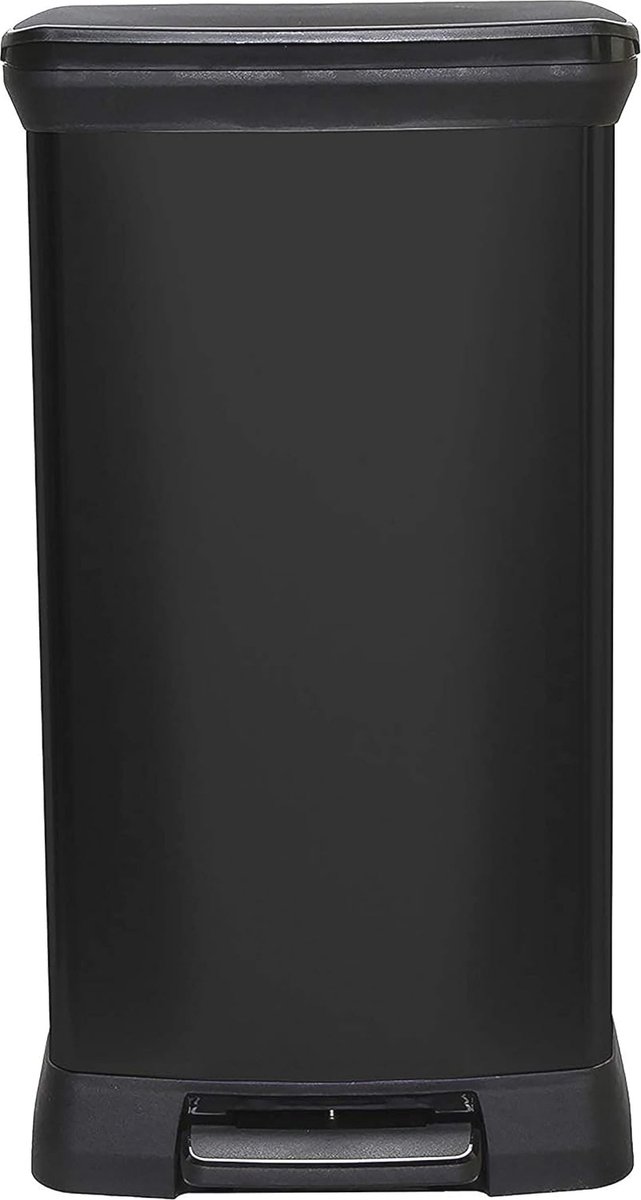 Goedkoopste Gerecycled 50 Liter Keuken Pedaal Touch Deco Prullenbak Zwart