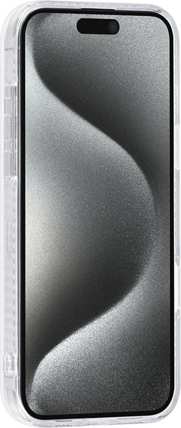 TUNIQ - iPhone 16 Pro Max - Coque arrière - Silicone - Marbre Wit
