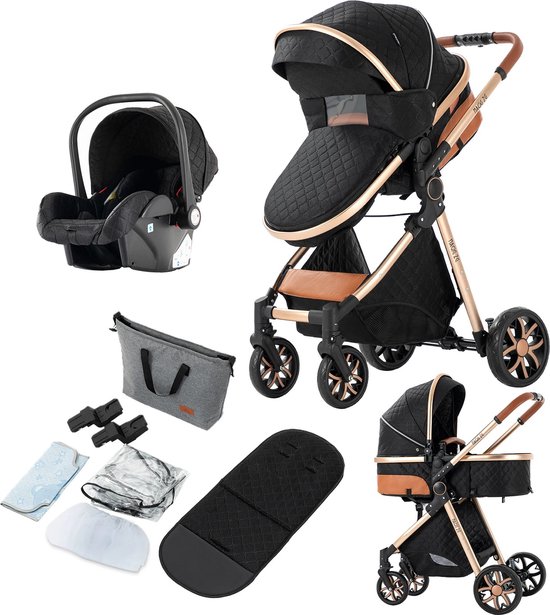Luxe 3-in-1 Kinderwagen - Wandelwagen - (EAN: 6152902825886) - Luxe - €169,95