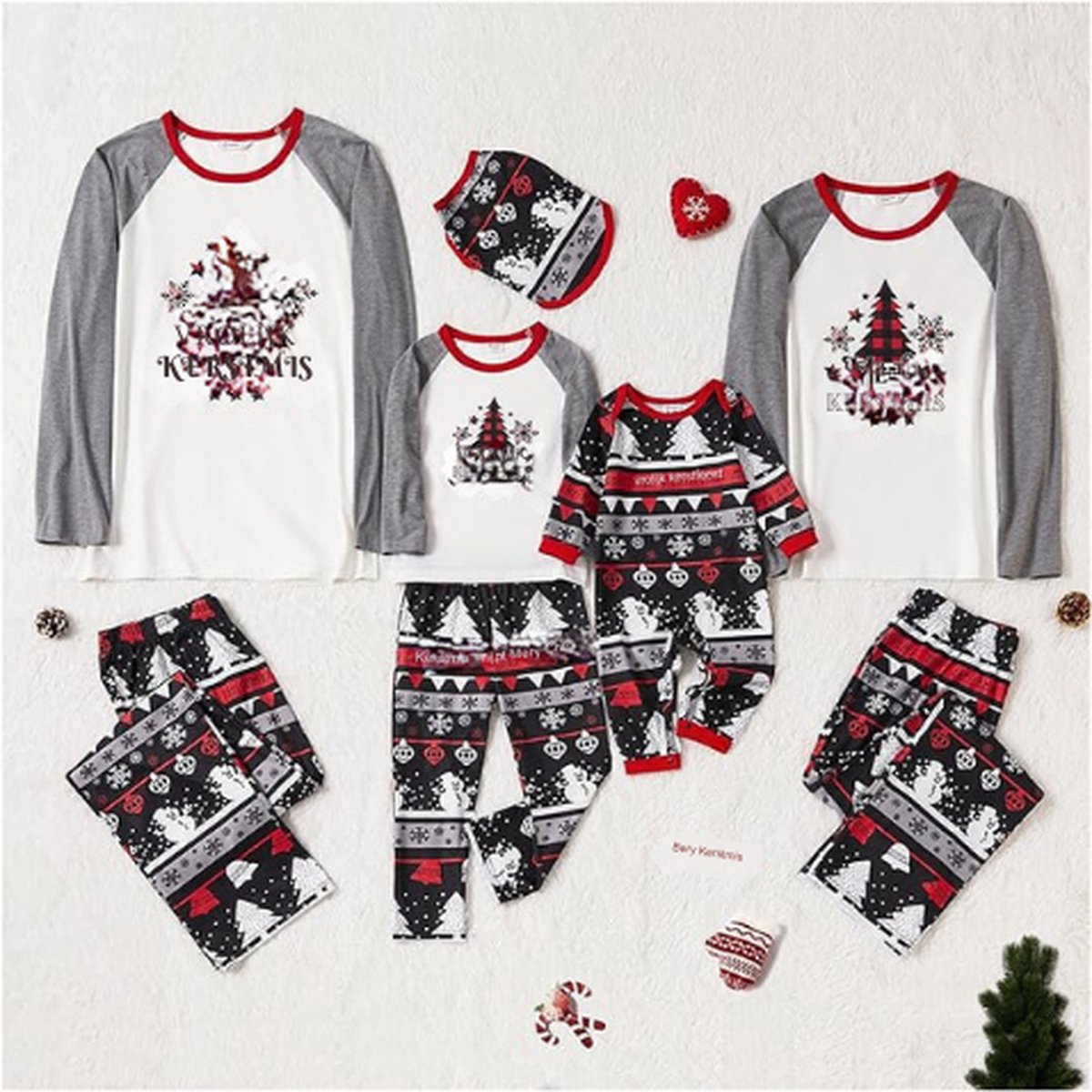 Bijpassende Kerstpyjama's Voor Gezinnen - Kerstpyjama's Voor Het Hele Gezin