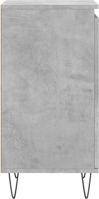 vidaXL Buffet - Commodes - Armoire - Armoire murale - Buffet 40x35x70 cm Bois d'ingénierie Béton Gris