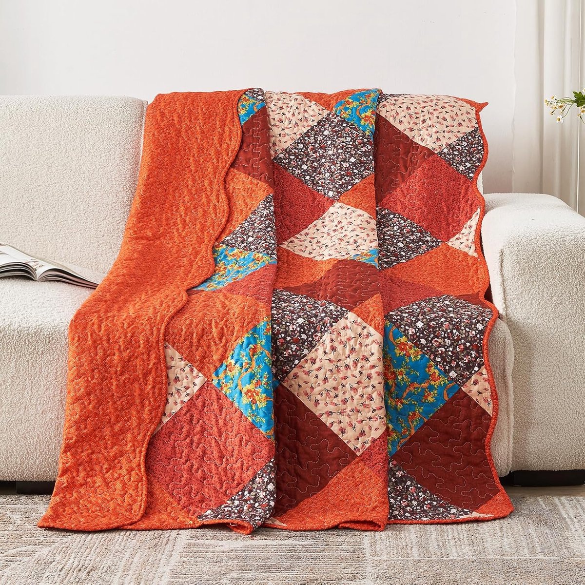 Quilt in rood wit blauw op 5 mei – T w e e d e h a n d s w e r k