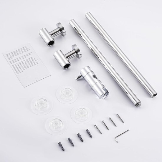 Brauer Gunmetal Carving opbouw douchekraan met glijstang en 3 standen handdouche