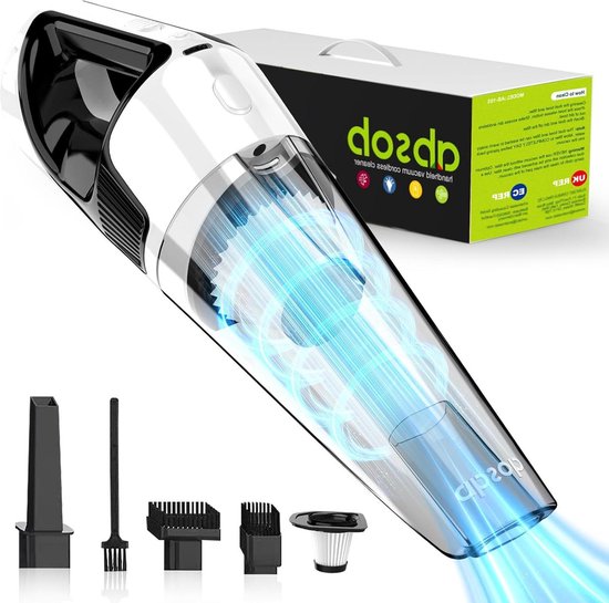 Oplaadbare Draadloze Kruimeldief met Led-Licht - Oplaadbare - €127,95