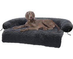 FluffyFur XXL - Hondenkleed bank - Hondenbed - Hondenkussen - Hondendeken bank - Extra zacht - 115 cm - Donkergrijs FluffyFur XXL - Hondenkleed bank - Hondenbed - Hondenkussen - Hondendeken bank - Extra zacht - 115 cm - Donkergrijs