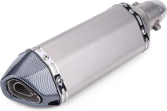 Foto: Gemodificeerde uitlaatpijp met db killer voor dirt bike universele motorfiets 125 akrapovic slip on echappement