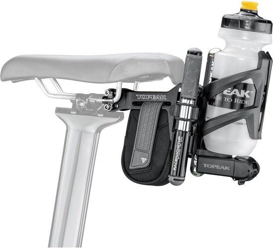 Tri-Backup Pro I flessenhouder - Triathlon montageplaat met verstelbare bevestiging — afbeelding 2