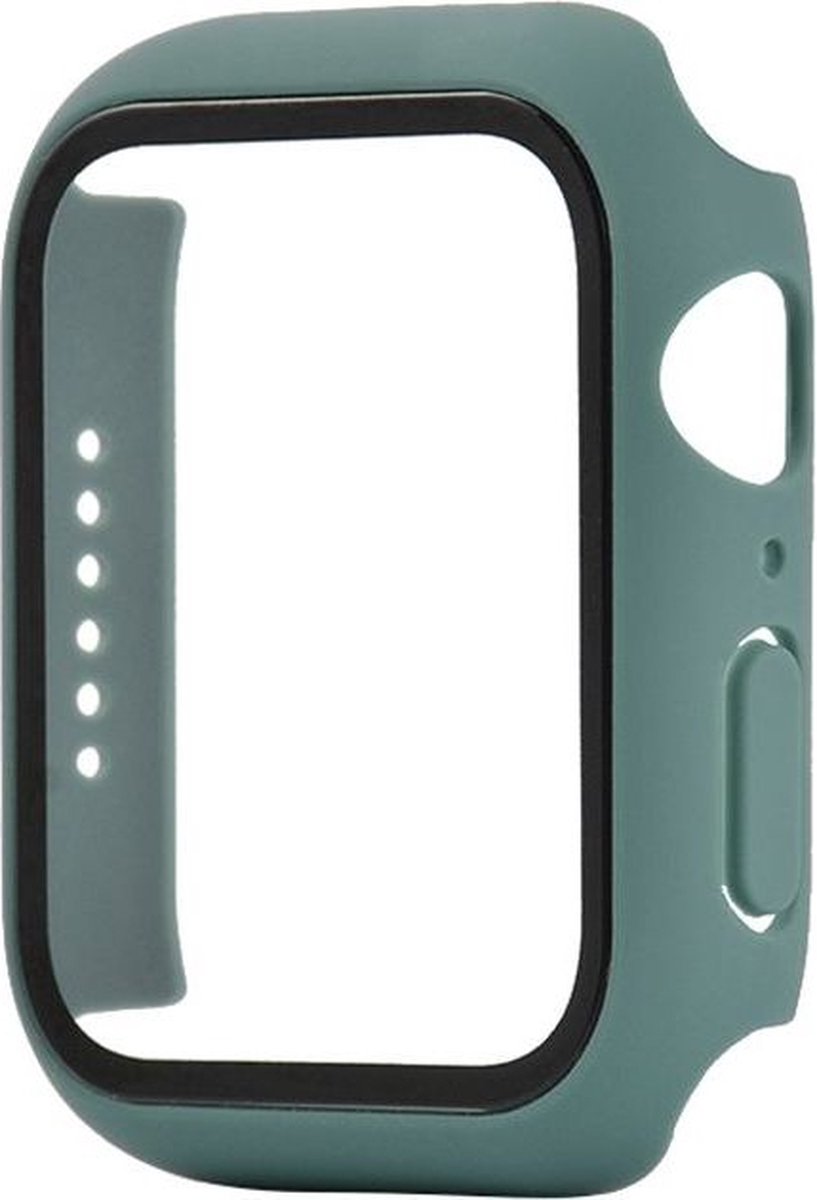 KM Deals - screenprotector geschikt voor Apple Watch Series 4/5/6/SE - 44mm - jade groen