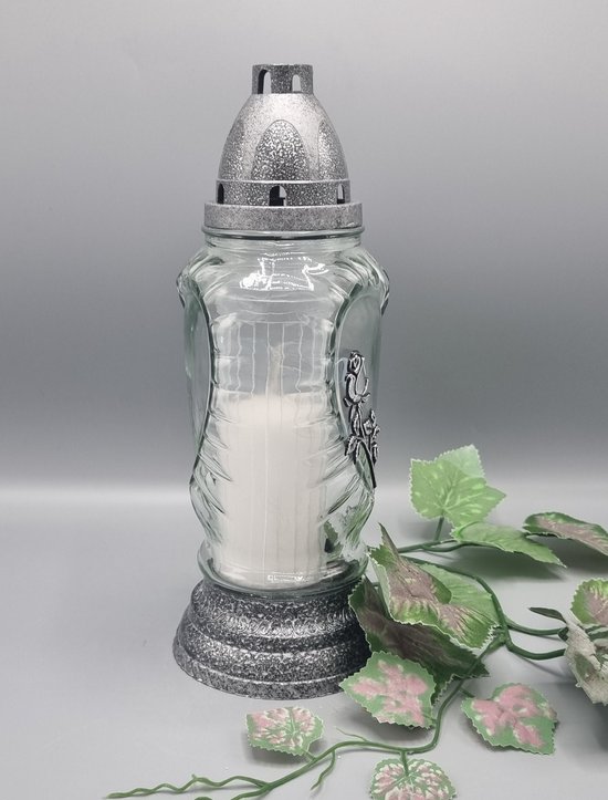 Bougie pour lanterne 9 x 5,5 cm - Environ 60h - 123 Funéraire