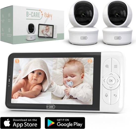 B-care Moon Wifi Connected – Met 2 camera’s – 5.0 inch