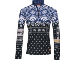Gareth & Lucas Skipully The Seventy-Nine - Heren L - 100% Gerecycled Polyester - Midlayer Sportshirt - Wintersport