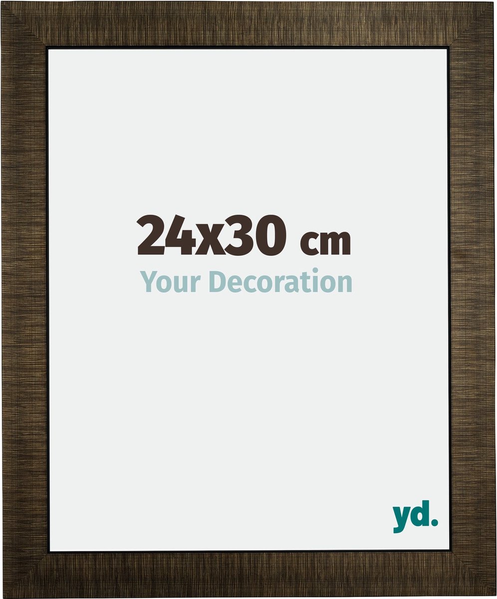 Your Decoration - Fotolijst 24x30 cm - Hout - Champagne Geborsteld - Leeds