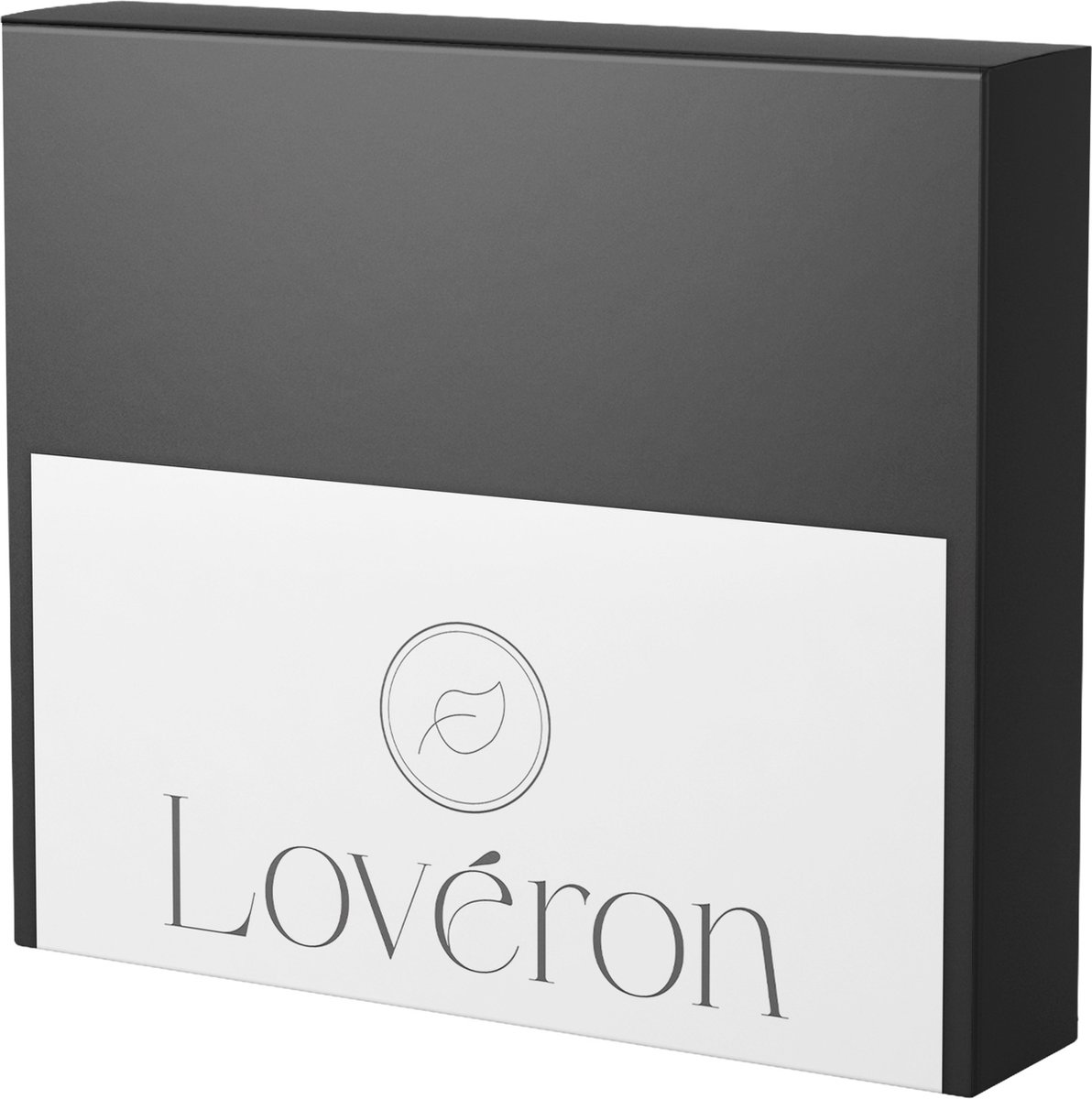 Lovéron kussensloop - Katoen - 2 stuks - 50x50 cm - Antraciet