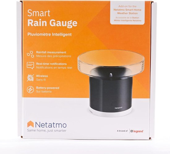Netatmo Rain Pack | Slim weerstation en regenmeter Netatmo
