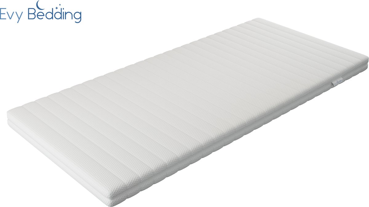 Koudschuim topper 90x200x9 - medium hardheid - afritsbaar & wasbaar tijk - orthopedisch - hypoallergeen topdek matras - CertiPUR® en Okoetex gecertificeerd